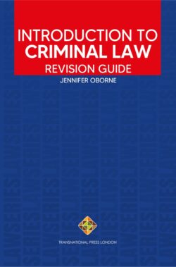 Introduction to Criminal Law – Revision Guide