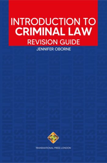 Introduction to Criminal Law Revision Guide By Jennifer Oborne